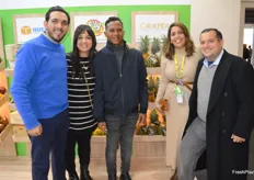 Cesar Rodriguez and Kisha Rodriguez owners of the pineapple exporter Caralinda in the Dominican Republic and members of their team said the show is like before Covid with good buyer interest.